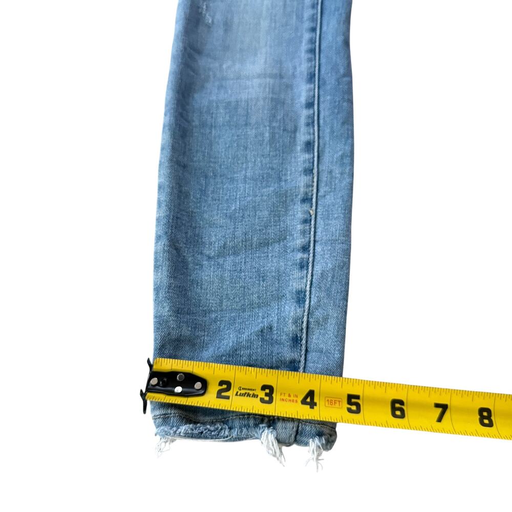 Judy Blue Skinny Jeans Distressed Button Fly Mid Rise Stretch Denim Size 3 - Picture 16 of 16